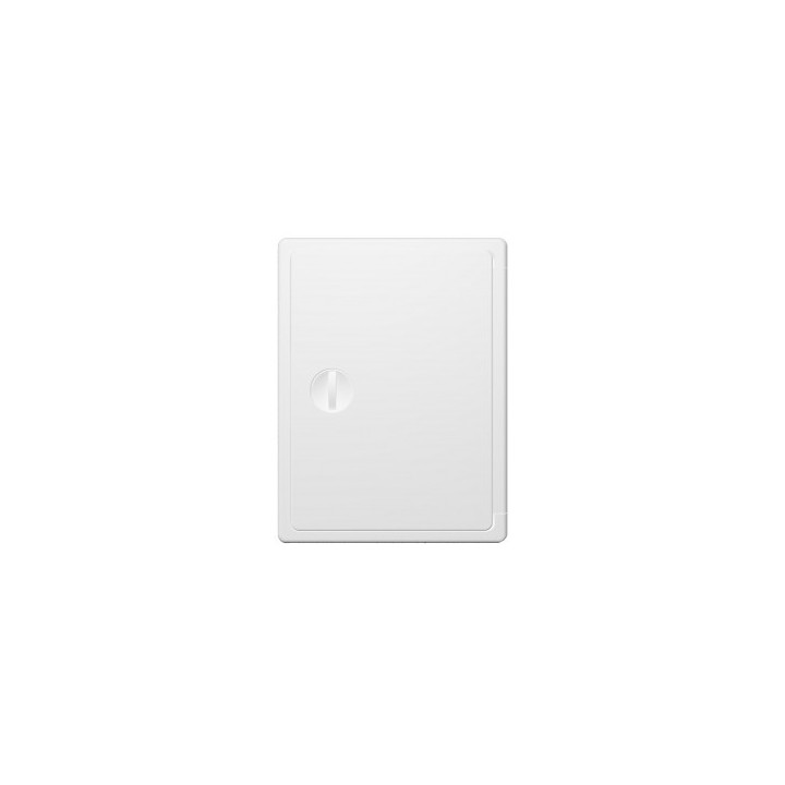 Revision hatching door with bolt handle 200x250, plated mounting