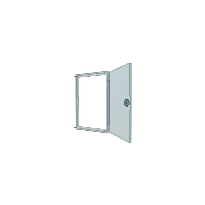 Revision hatching door with bolt handle 200x250, plated mounting