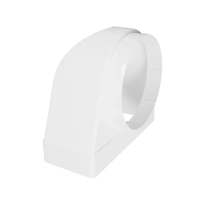 90° idom a 220x90mm-es téglalapcsatorna és D150 mm-es cső között