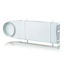 Corner-mount installation kit 160 mm, white grille