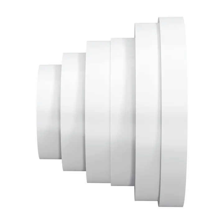 Középponti univerzális reduktor vagy adapter szellőzőcsövekhez 160 mm-ről 80 mm-re PU16.15.12.10.8