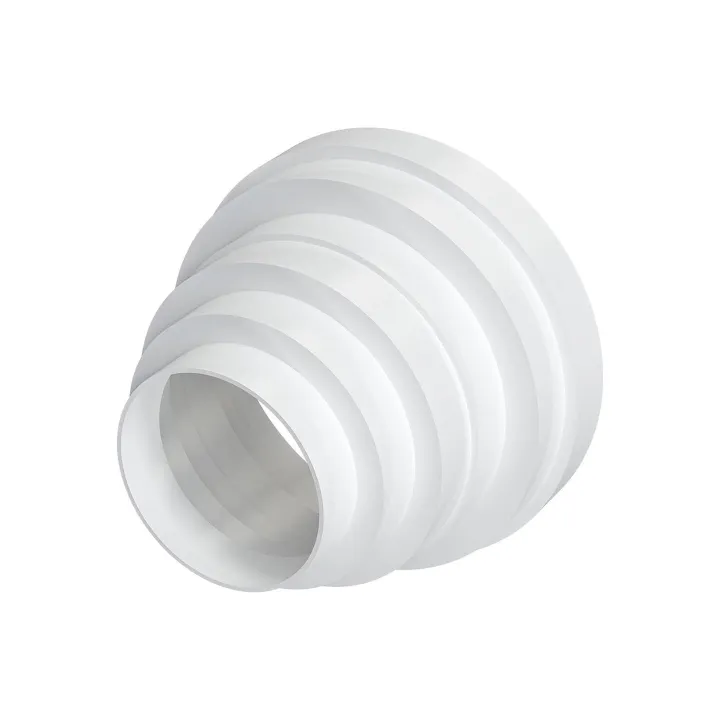 Centrálny univerzálny reduktor alebo adaptér pre ventilačné rúry z 160 mm na 80 mm PU16.15.12.10.8