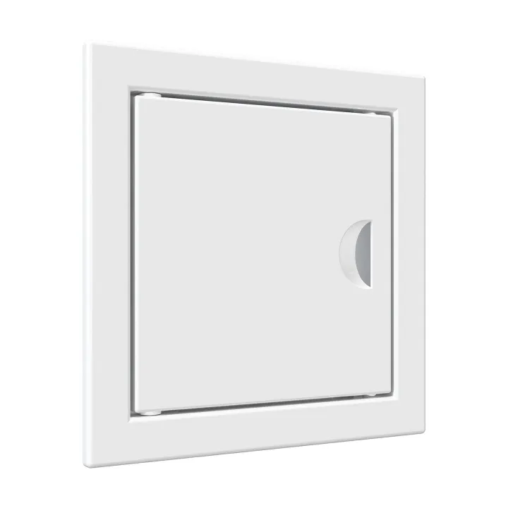 Revision hatching door with handle 122x122 and flange 98x98