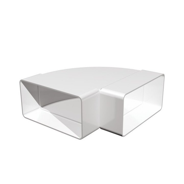 612KGP, Horizontální koleno 90° pro obdélníkový kanál 60x120