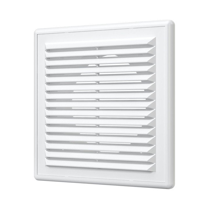 1515R10F, Supply and Exhaust grill 150x150 with flange D100