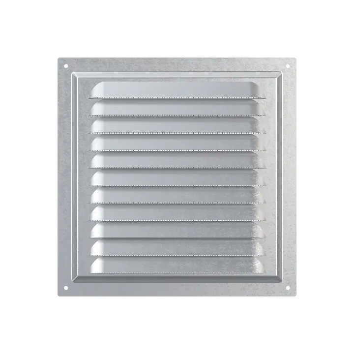 Grill with screen 200x200, zink-coated steel