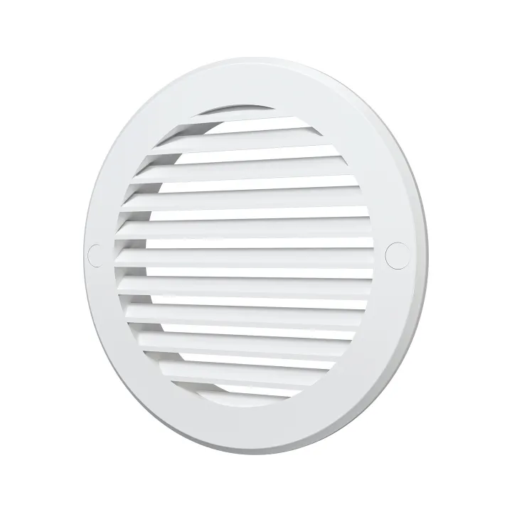 Outside round grill D150 with flange D125, ASA plastic