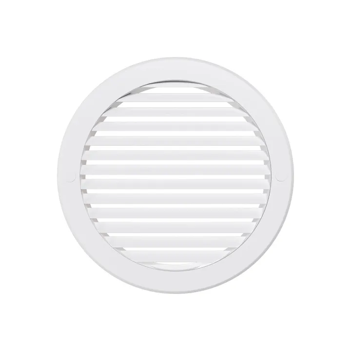 Outside round grill D200 with flange D160, ASA plastic