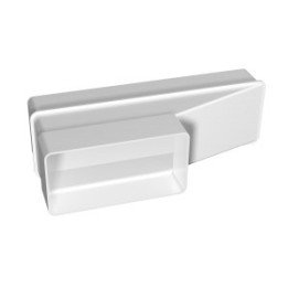612RP20P, Excentrikus csatlakozó négyzetes csatornához 60x120/60x204