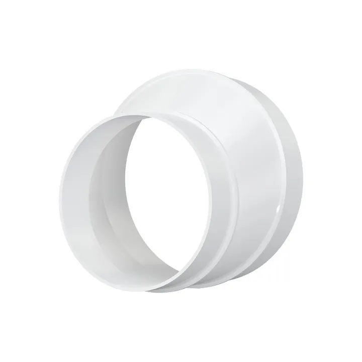 Eccentric connector for round ducts 80/100