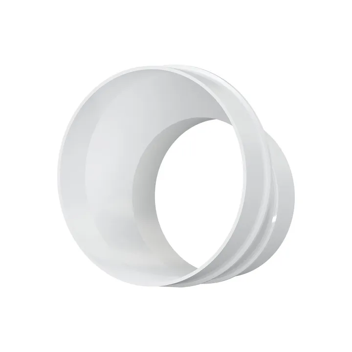 Eccentric connector for round ducts 80/100