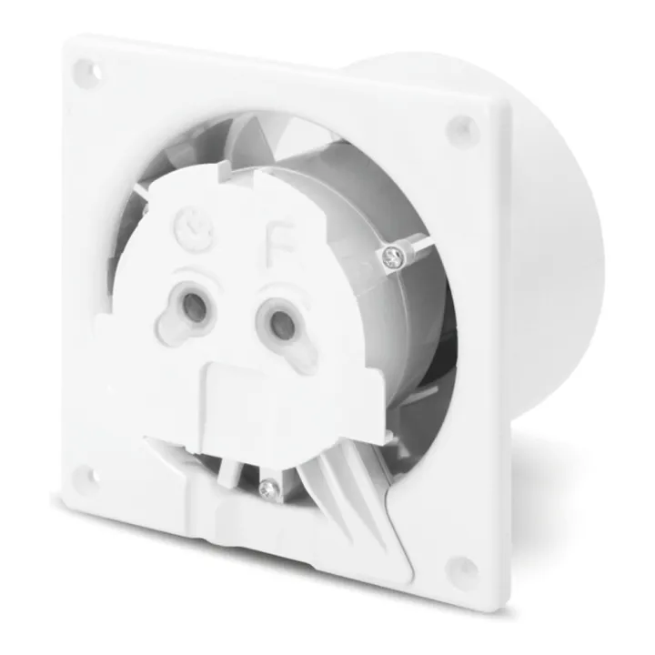 Bathroom extractor fan Ø125 with glass cover