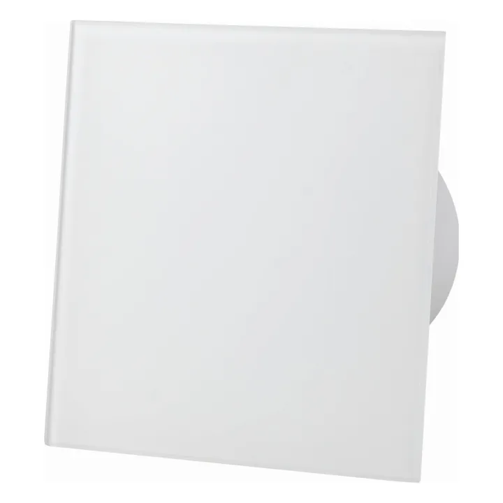 Koupelnový ventilátor fi 100 se skleněným krytem