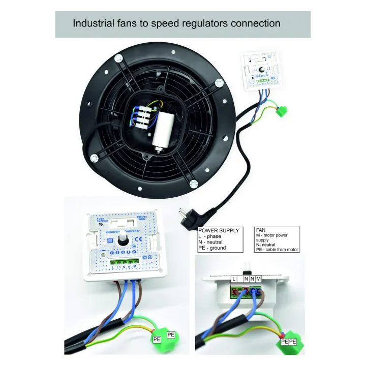 Regulátor otáčok 1 A pre ventilátory