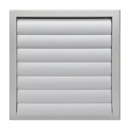External louvered grille 400 × 400 mm Ø350