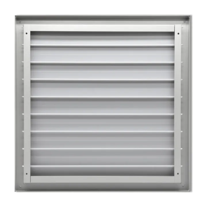 Outdoor grille with shutters 550 × 550 mm