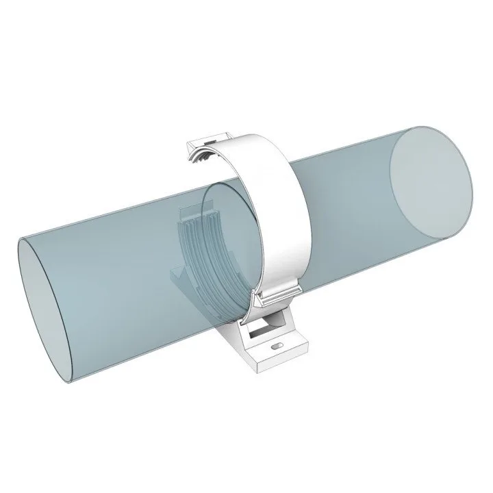 16DSKP, Trubkový držák s těsněním pro kulatý kanál D160