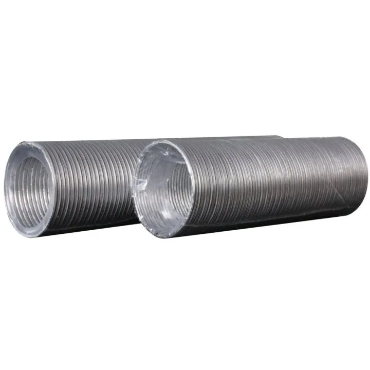 08VA, Alumínium flexibilis hullámcsatorna, D max. 3 m, átmérő 80 mm