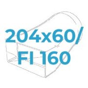 204x60 / Ø160 mm