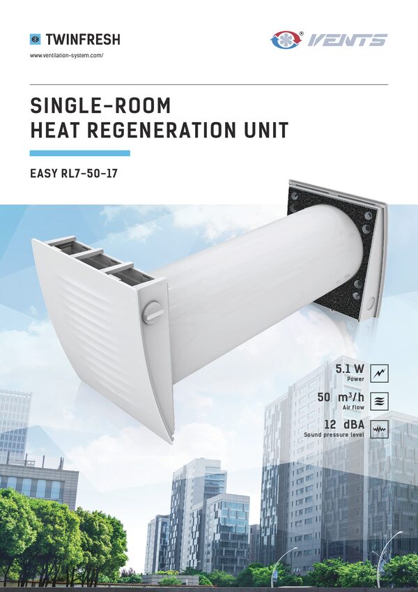VENTS TwinFresh Easy RL7-50-17 - technical datasheet