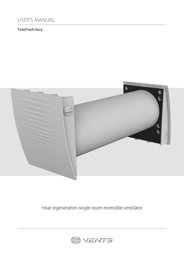 VENTS TwinFresh Easy RL7-50-17 - user manual