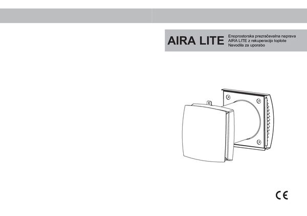 Használati útmutató AIRA LITE